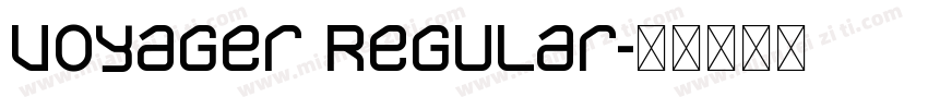 Voyager Regular字体转换